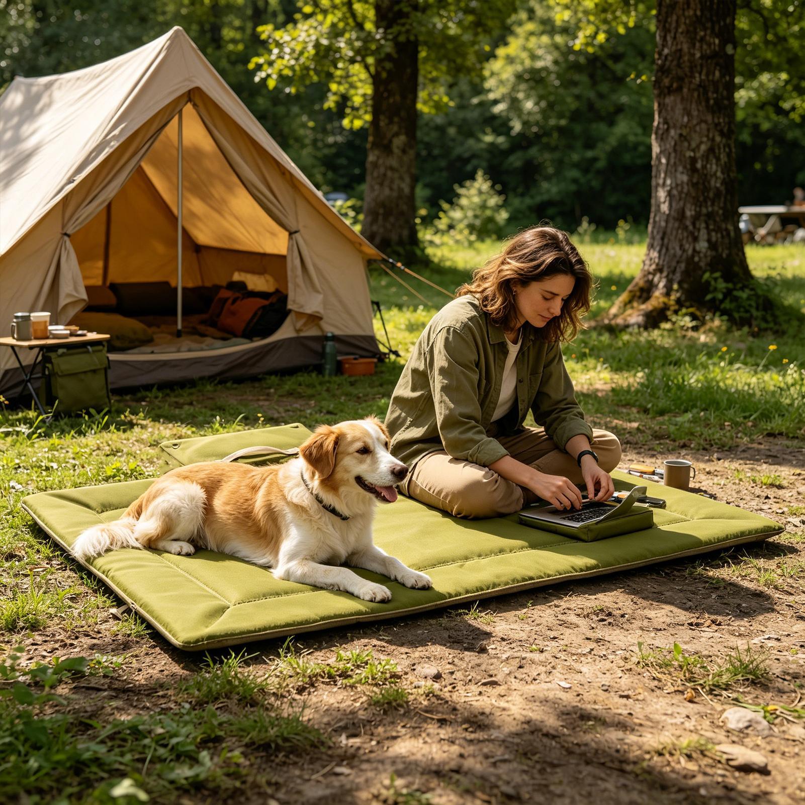 Travel Dog Bed Foldable Washab - Outdoor Camping Dog Bed recension och pris