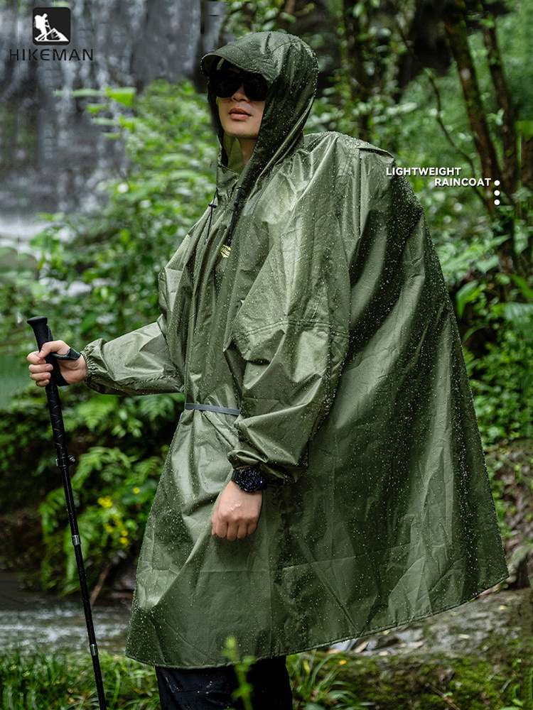 Ultralight Zipper Raincoat 210 - Camping Rain Poncho recension och pris