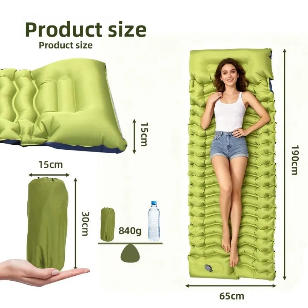 Camping Sleeping Mat Inflatabl - Outdoor Camping Rugs recension och pris