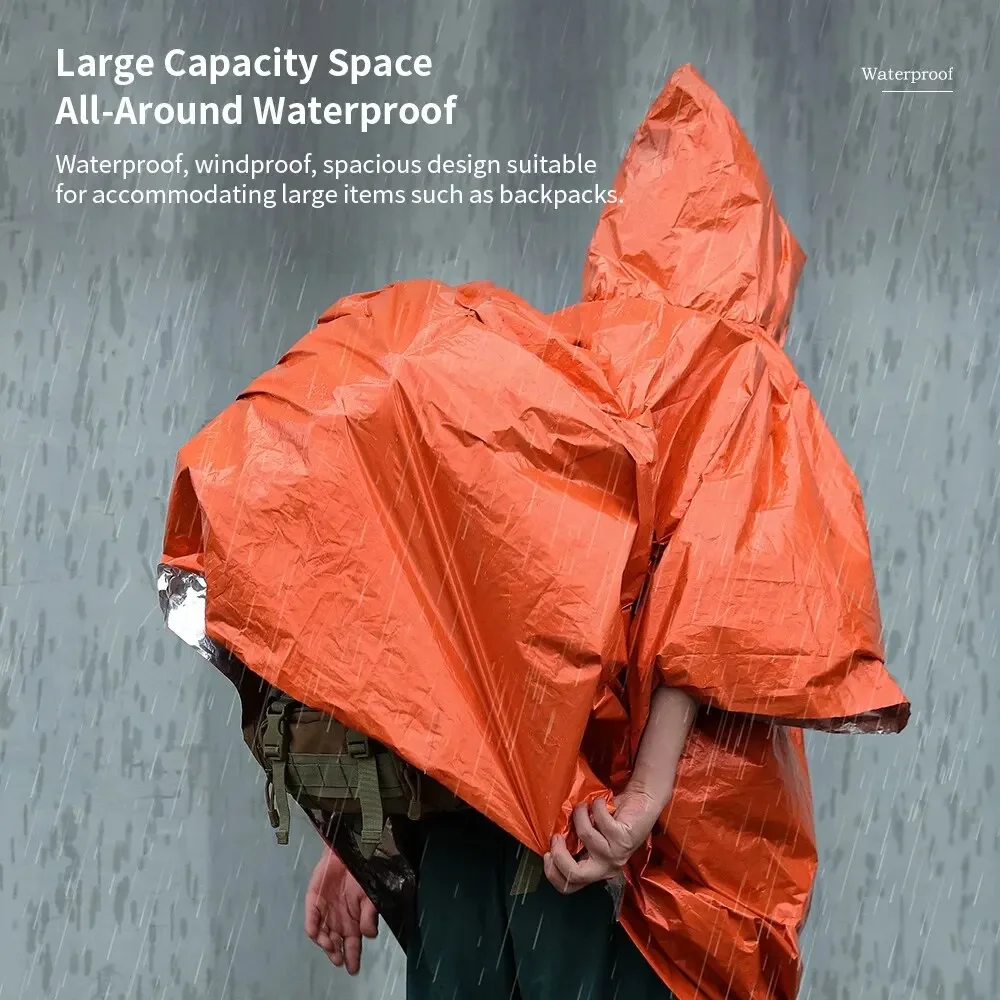Emergency Raincoat Poncho Wate - Camping Rain Poncho recension och pris
