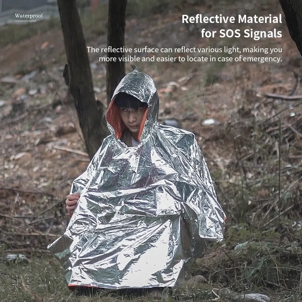 Emergency Raincoat Poncho Wate - Camping Rain Poncho recension och pris