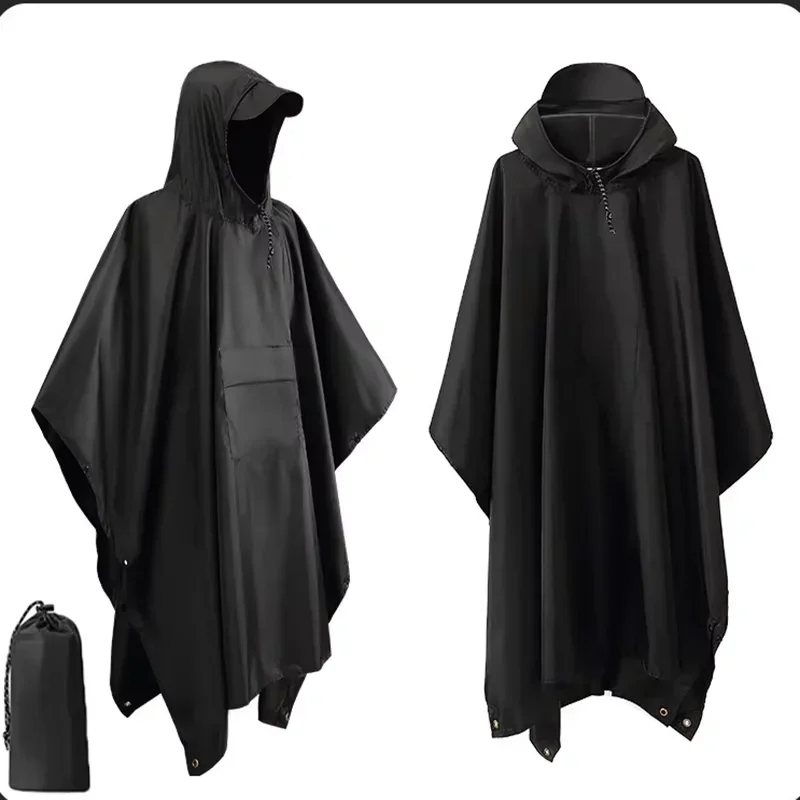 2026 3‑in‑1 Waterproof Hooded  - Camping Rain Poncho recension och pris